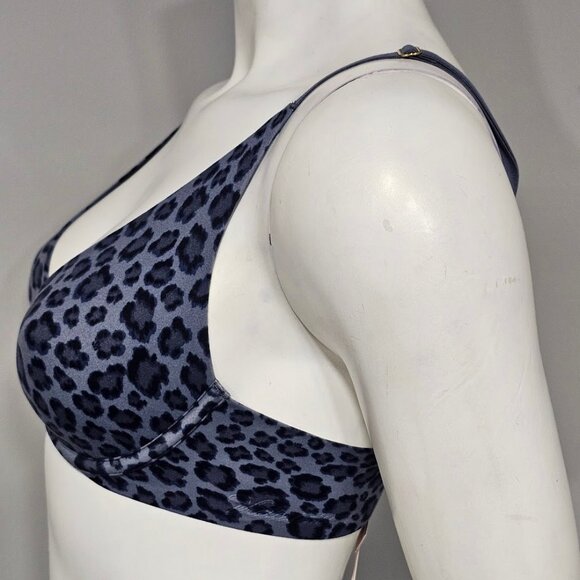 Incredible By Victoria's Secret Unlined Plunge Bra Black Leopard 30C - Picture 3 of 6